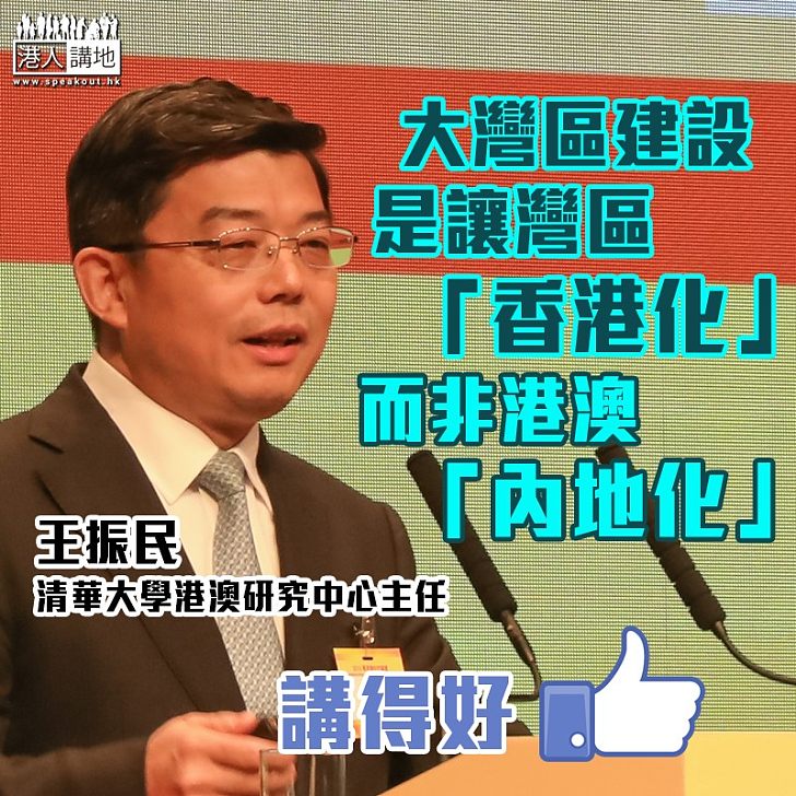 【以正視聽】王振民談大灣區建設：讓灣區「香港化」而非港澳「內地化」