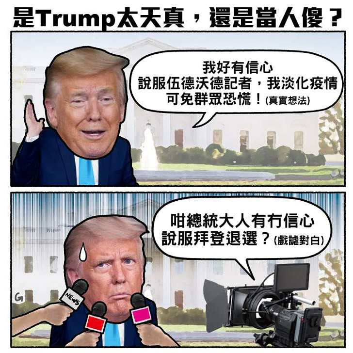 【今日網圖】是Trump太天真，還是當人傻？