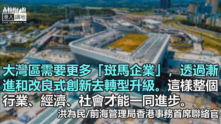 大灣區需要培育「斑馬」企業