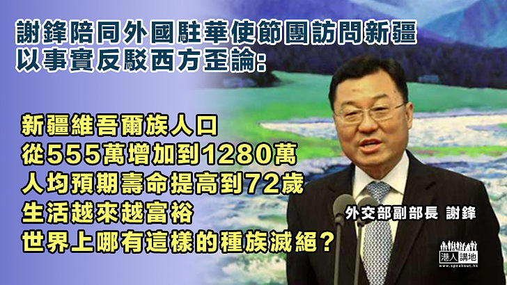 【有理有據】謝鋒陪同外國駐華使節團訪問新疆以事實反駁西方歪論