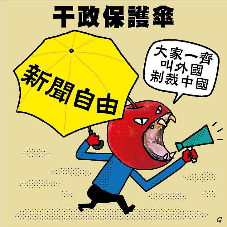 【今日網圖】干政保護傘