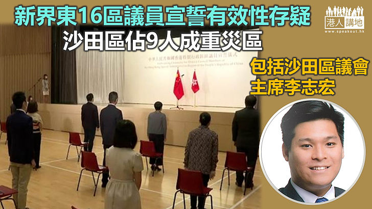 【重整議會】新界東16區議員宣誓有效性存疑 沙田區佔9人成重災區