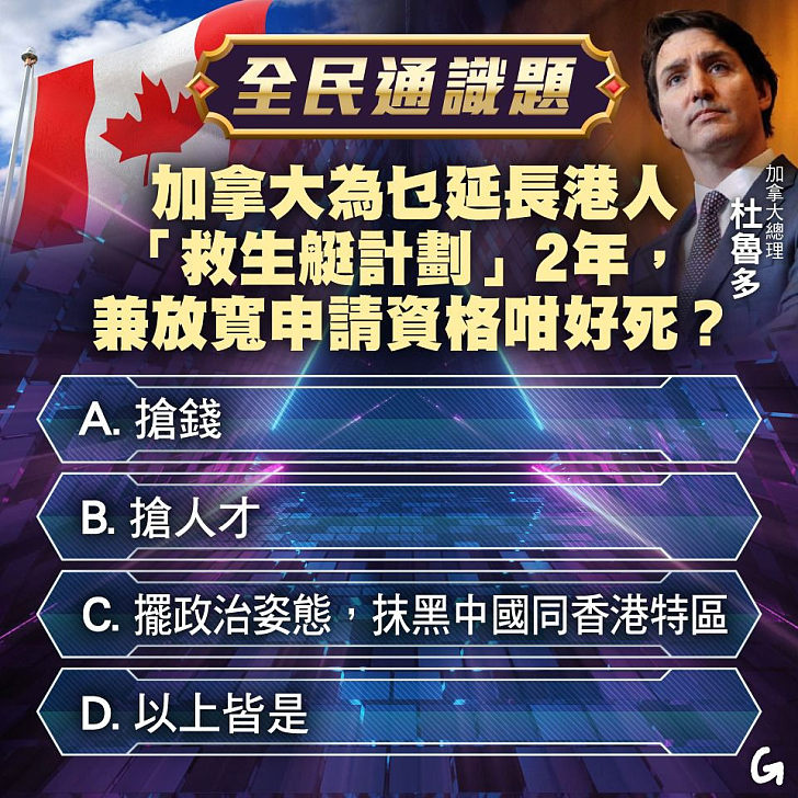 【今日網圖】全民通識題