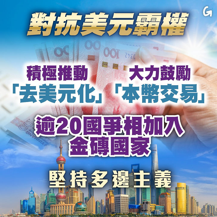 【今日網圖】對抗美元霸權