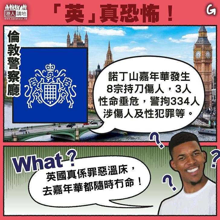 【今日網圖】「英」真恐怖！