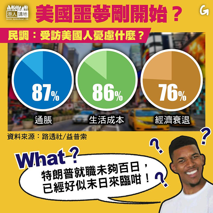 【今日網圖】美國噩夢剛開始？
