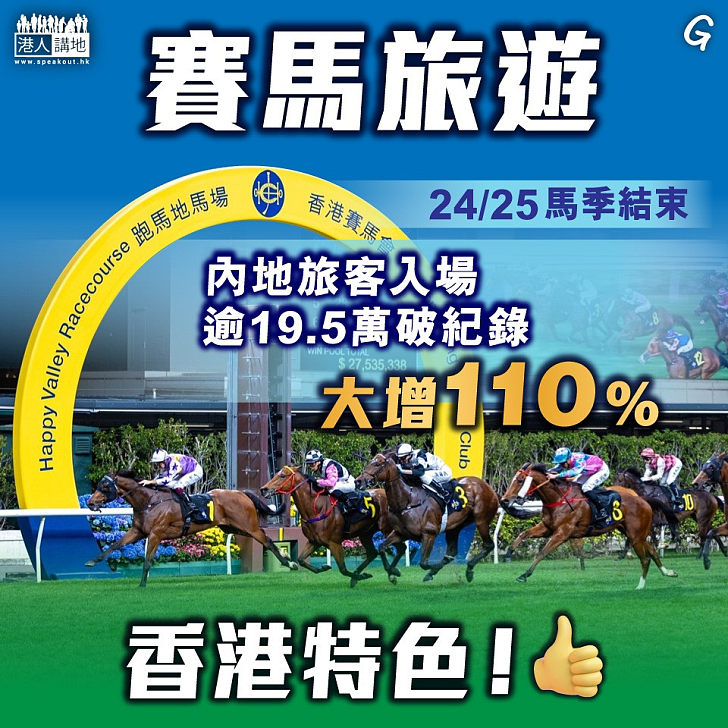 【今日網圖】賽馬旅遊