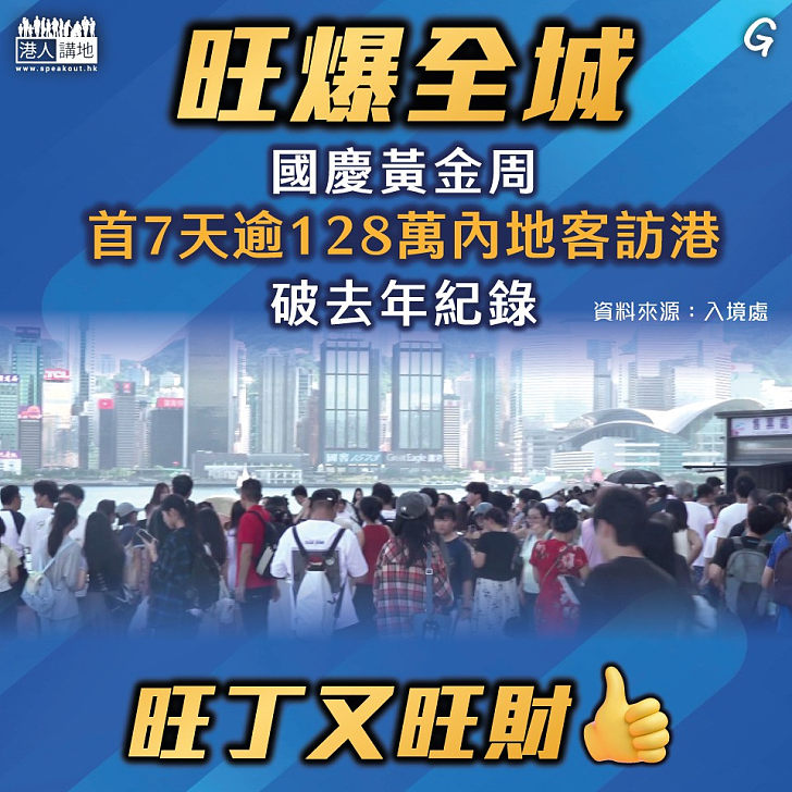 【今日網圖】旺爆全城