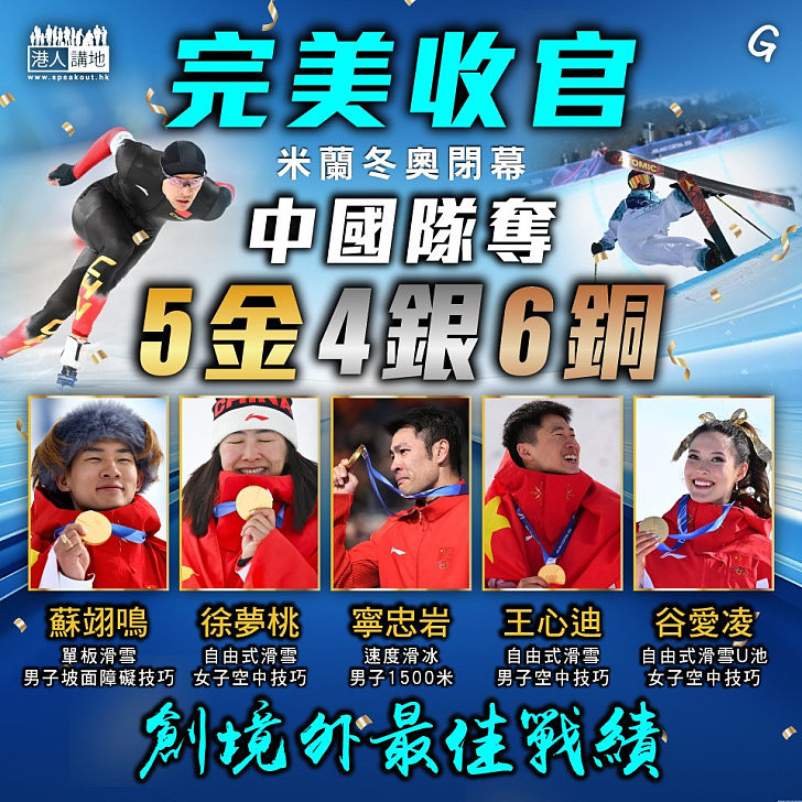 【今日網圖】完美收官