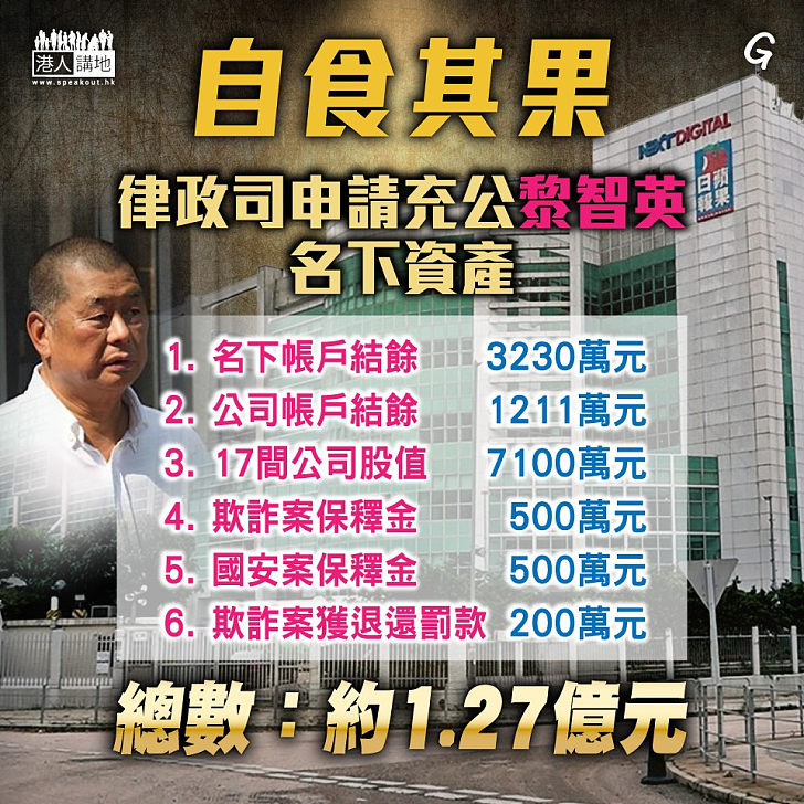 【今日網圖】自食其果