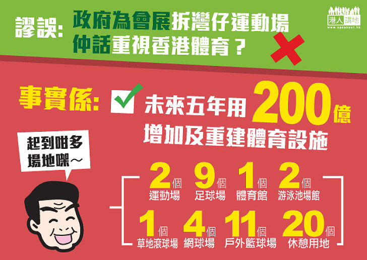 事實與謬誤：政府為會展拆灣仔運動場就係唔支持香港體育？傻的嗎！