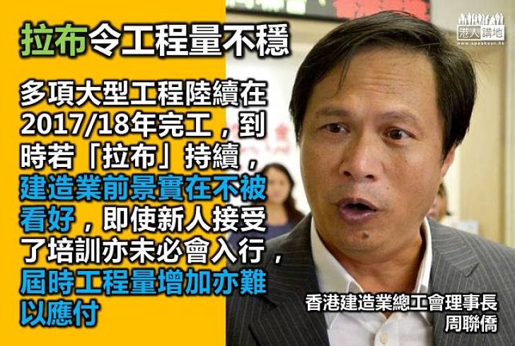 建總周聯僑:「拉布」危及建造業