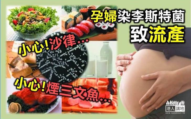 【小心小心】食沙律煙三文魚染李斯特菌  孕婦流產