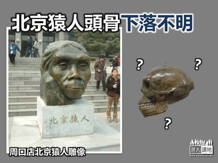 【新聞通識】北京猿人頭骨下落不明