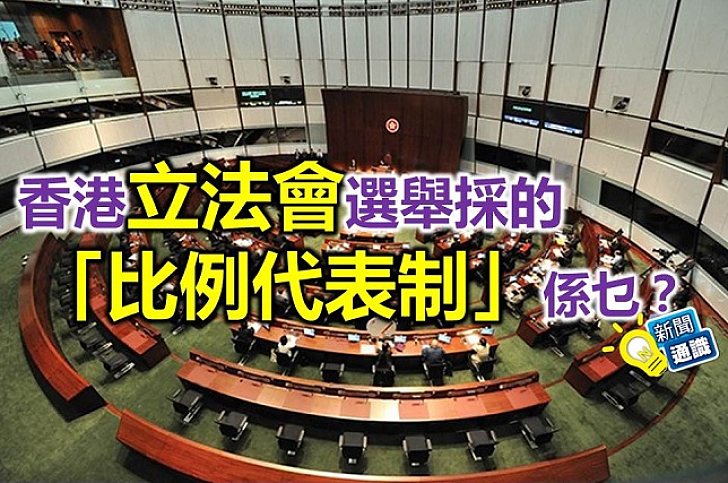 【新聞通識】香港立法會選舉採的「比例代表制」係乜?