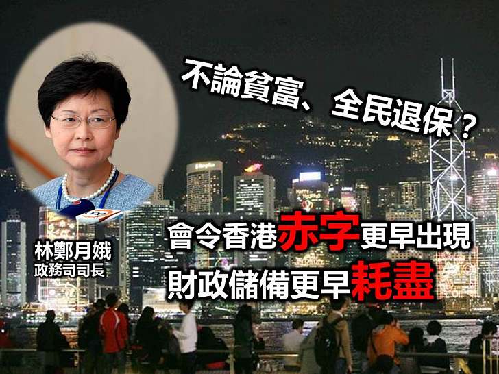 【退保點做先至好？】林鄭月娥：不論貧富退保方案 會令財政赤字更早出現