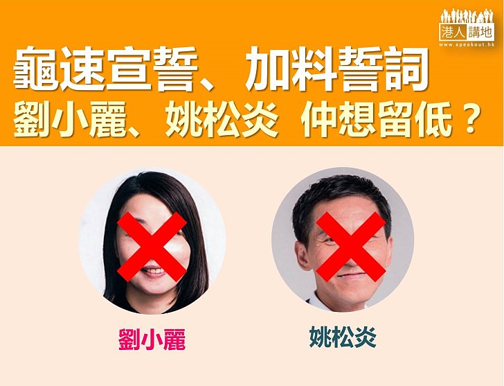 除了梁、游 劉小麗、姚松炎也理應失去議員資格