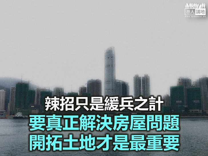 【鐵筆錚錚】辣招乃緩兵之計 增加供應才是重點
