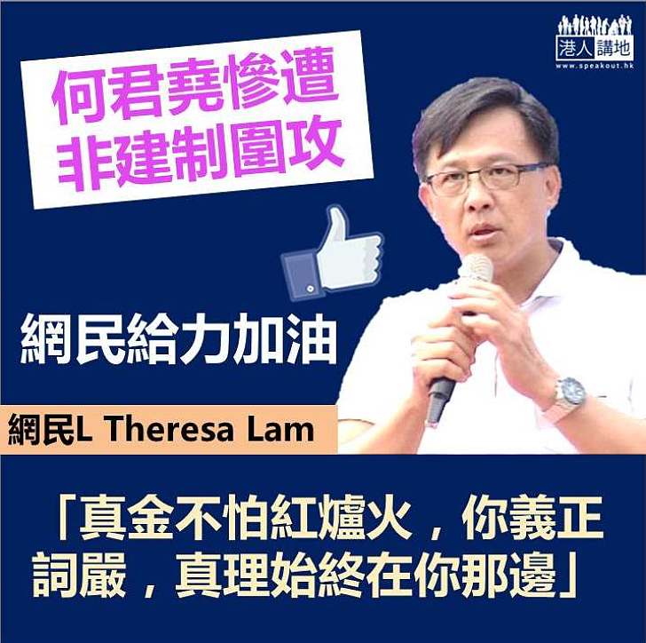 【邪不能勝正】何君堯慘遭非建制圍攻 網民:真理始終在你那邊