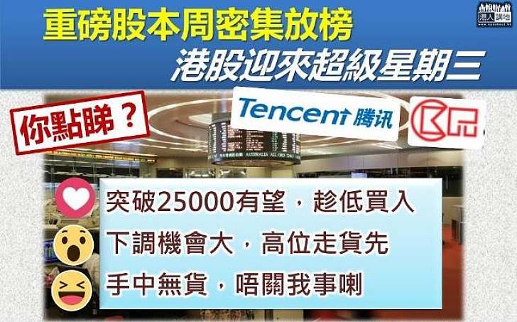 【機遇當前】重磅股本周密集放榜 港股迎來「超級星期三」 你打算點部署？