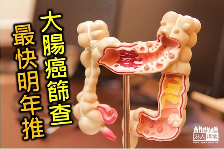 資助大腸癌篩查 最快明年推出